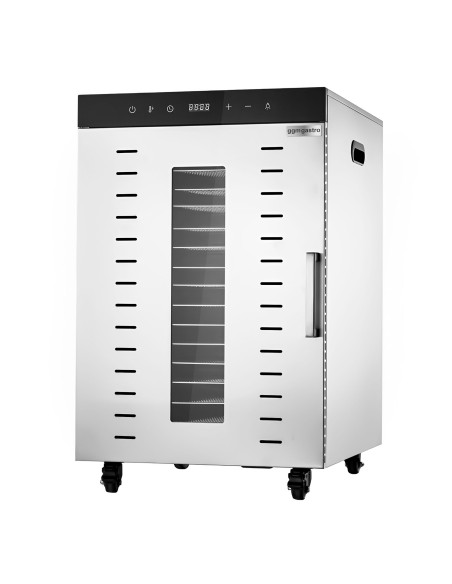 Déshydrateur automatique en acier inoxydable avec 16 plateaux 230V