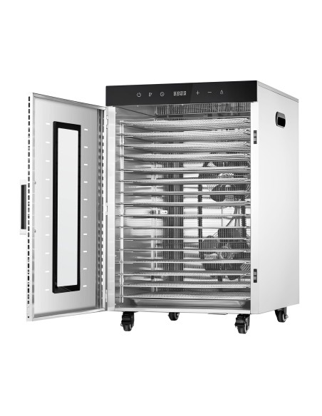 Déshydrateur automatique en acier inoxydable avec 16 plateaux 230V