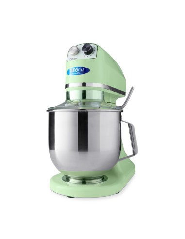 Mixer planétaire - 7 L - jusqu'à 2 kg de pâte - vert | Maxima - 09300153