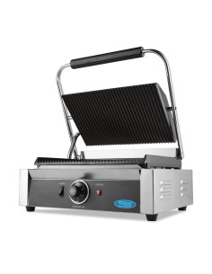 Grill contact - rainuré - plaque de gril simple - 33,5 cm | Maxima - 09300436