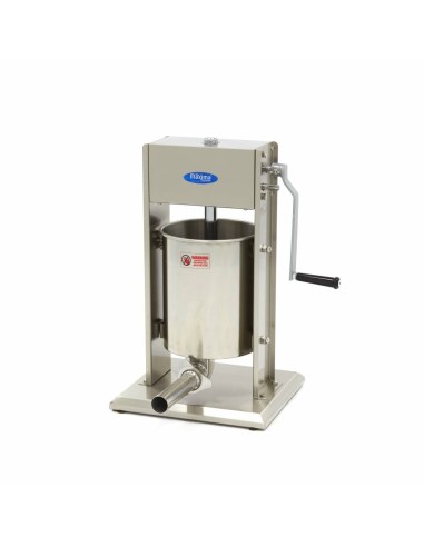 Pouissor à saucisses - 10 L - verticale - incl 4 tubes de remplissage | Maxima - 09300463