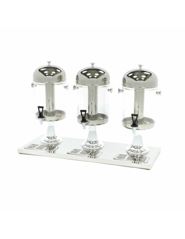 Dispensateur de boissons - 3 x 8 L - tube de refroidissement central - fonctionne sans électricité | Maxima - 09300543