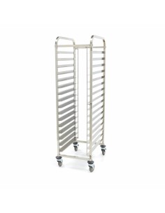 Chariot à plateaux - boulangerie - s'adapte à 16 plateaux (60 x 40c m) - excl plateaux | Maxima - 09300548