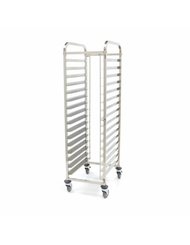 Chariot à plateaux - boulangerie - s'adapte à 16 plateaux (60 x 40c m) - excl plateaux | Maxima - 09300548