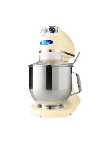 Mixer planétaire - 7 L - jusqu'à 2 kg de pâte - ivoire | Maxima - 09360780