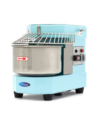 Pétrin à spirale / pétrin à pâte - 8 L - 4,5 kg de pâte - Bleu | Maxima - 09361003
