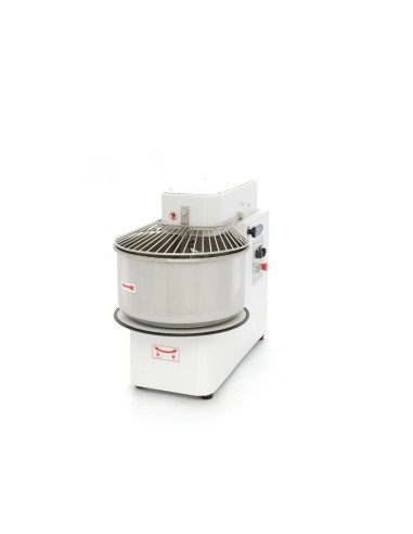 Pétrin à spirale / pétrin à pâte - 50 L - 30 kg de pâte - 2 vitesses - bol amovible - 400V | Maxima - 09361908