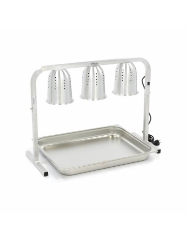 Lampe chauffante - 3 lampes - incl 3 lampes et 1 récipient 1/1 GN | Maxima - 09362042