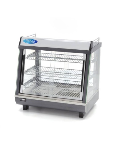 Vitrine chaude - 96 L - 67,5 cm - 3 étagères | Maxima - 09400785