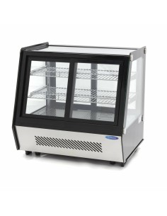 Vitrine réfrigérée à gâteaux - 125 L - Portes coulissantes avant et arrière | Maxima