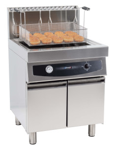 Friteuse à beignets gaz avec soubassement 35 litres - CFBG35S |Casselin