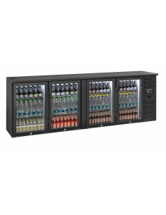 Arrière bar 4 portes vitrées - CAB4PV |Casselin