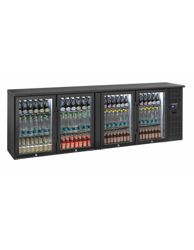 Arrière bar 4 portes vitrées - CAB4PV |Casselin