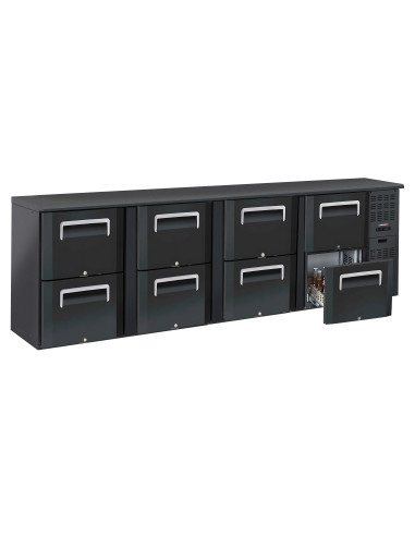 Arrière bar 4 x 2 tiroirs - CAB42T |Casselin