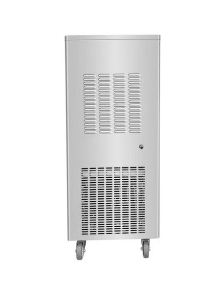 Turbine à glace professionnelle sur roulettess 45 L/h - 3 kW- vue arrière