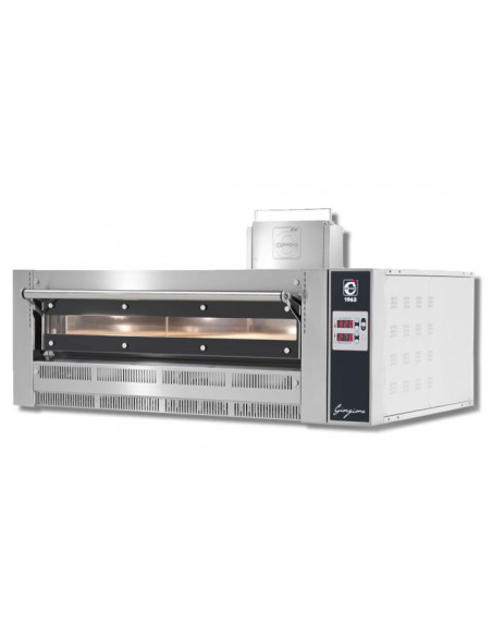 Four à pizza gaz professionnel GIORGIONE  – 4 pizzas Ø35 cm – 15 kW – Superposable | GR435