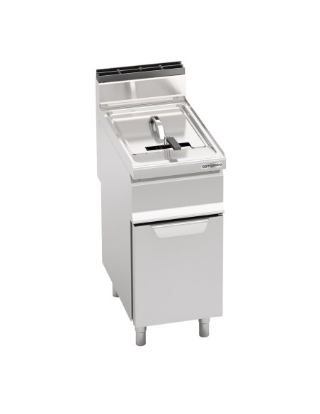 Friteuse gaz professionnelle 20 L inox – Série Lorenzo 700 - GFB479T-20 | GGM