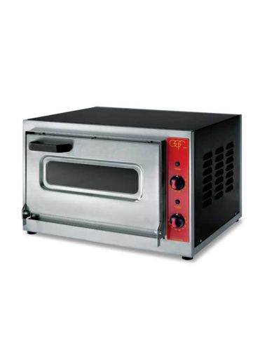 Four à pizza électrique porte vitrée - 1 pizza Ø 40 - 1 chambre | Ggf - MICROH18