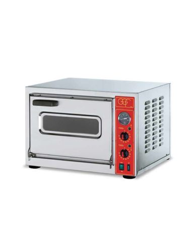 Four à pizza électrique porte vitrée - 1 pizza Ø 40 cm - 1 chambre | Ggf - MICROH22