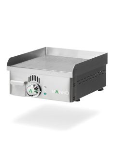 Plancha électrique NOVO-SNACK rainurée en ACIER rectifié - L400 | Mainho - NSRREM40N