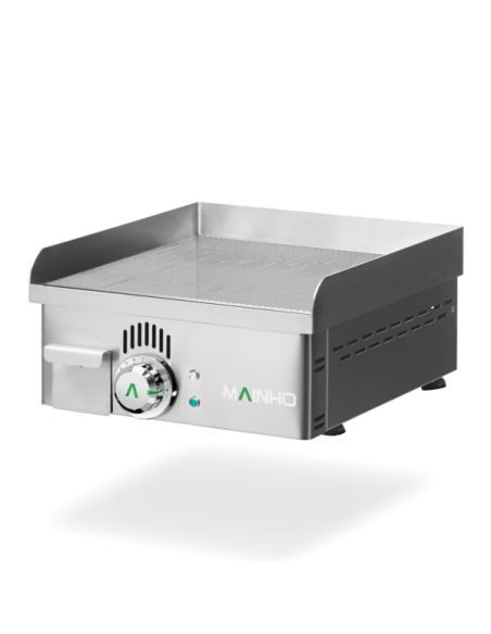 Plancha électrique NOVO-SNACK rainurée en ACIER rectifié - L400 | Mainho - NSRREM40N