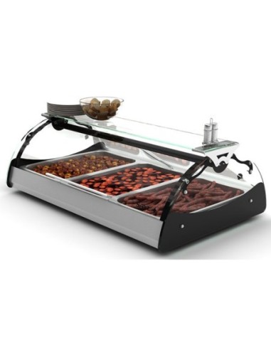 Vitrines Libre Service chauffante MaxiSelf Bain Marie Sayl - 2