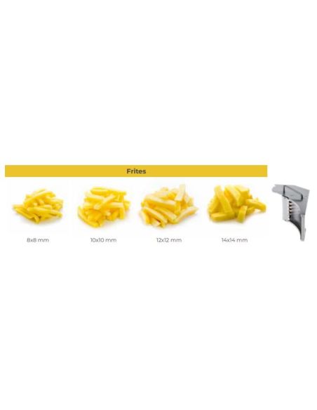 Bloc couteaux frites 8 mm pour RC14 | Ditosama - 653022