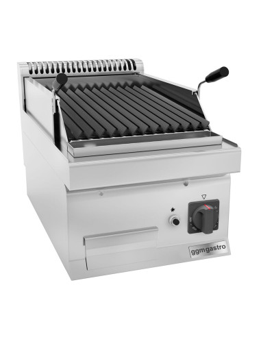 Grill à gaz en pierre de lave - 5,5 kW - Grille inclinable | GGM -GLGK46-E