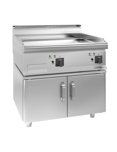 Plaque de cuisson électrique - 9 kW - Lisse - Incluant un socle avec 2 portes | GGM -EBK66-E-UBK66-E