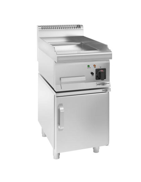 Plaque de cuisson électrique - 4,5 kW - Lisse - avec sous-structure et 1 porte | GGM -EBK46-E-UBK46-E