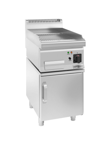 Plaque de cuisson électrique - 3,6 kW - Rainurée - avec sous-structure à 1 porte | GGM -EBGK400-E-UBK400-E