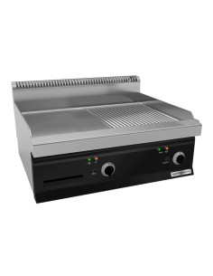 Plaque de cuisson électrique - 7,1 kW - Lisse et rainurée | GGM -EGK873MGG