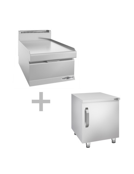 Elément neutre - 400mm - tiroir - y compris soubassement avec 1 porte | GGM -NEK46-E-UBK46-E