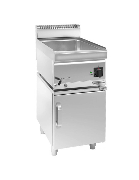 Bain-marie électrique - 1,2 kW - 1x GN 1/1 ou 2x GN 1/2 - incl. soubassement avec 1 porte | GGM -BMK400-E-UBK400-E