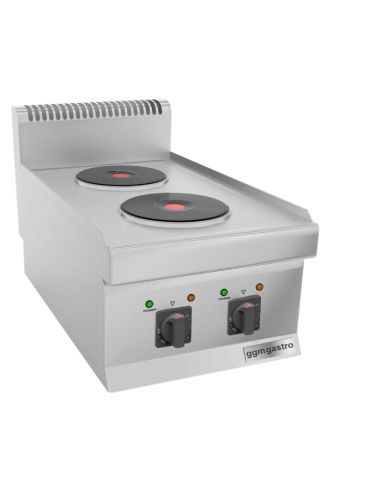 Cuisinière électrique - 4 kW - 2 plaques rondes | GGM -EHK46-E