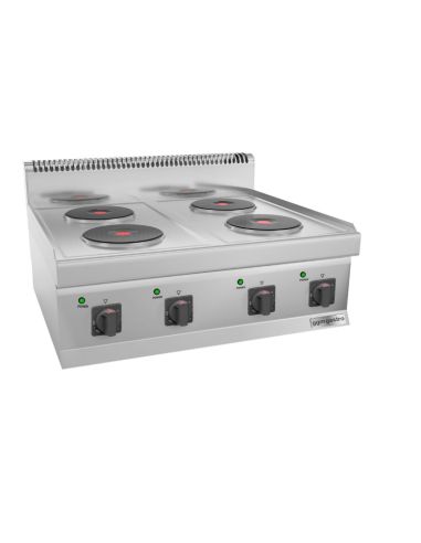 Cuisinière électrique - 8 kW - 4 plaques rondes | GGM -EHK66-E