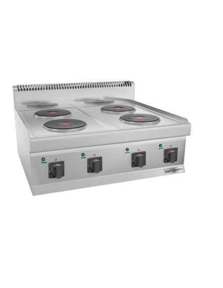 Cuisinière électrique - 8 kW - 4 plaques rondes | GGM -EHK66-E