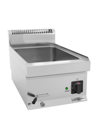 Bain-marie électrique - 1,2 kW - 1x GN 1/3 & GN 1x 1/2- Mario 600 | GGM -BMK46-E