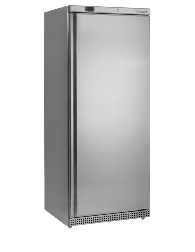 Réfrigérateur à une porte avec étagères GN2/1, acier inoxydable | tefcold - UR600X1