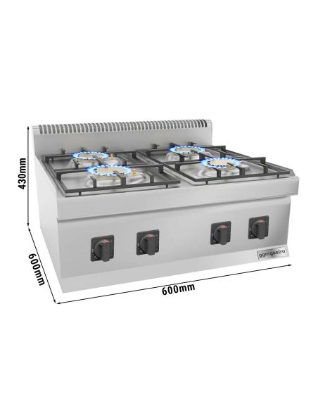 Cuisinière électrique - 8 kW - 4 plaques rondes- Mario 600 | GGM -EHK66-E