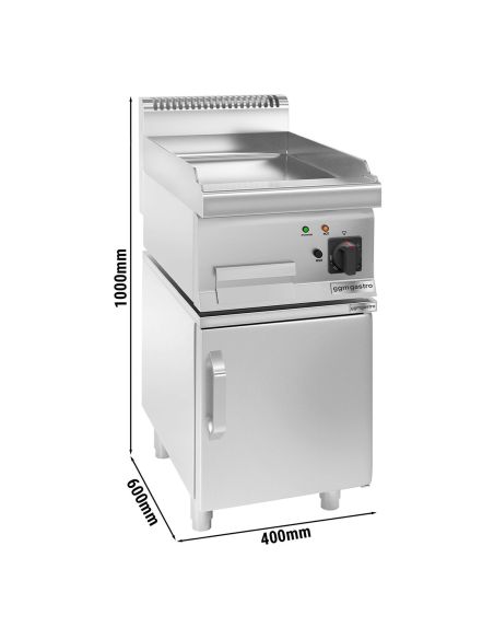 Plaque de cuisson électrique - 4,5 kW - Lisse - avec sous-structure et 1 porte- Mario 600 | GGM -EBK46-E-UBK46-E