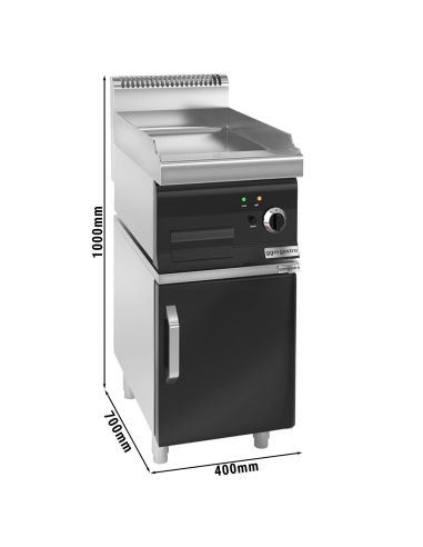 Plaque de cuisson électrique - 7,1 kW - Lisse & Rainurée - avec sous-structure à 2 portes- Mario 700 | GGM -EGK873MGG-GK866T