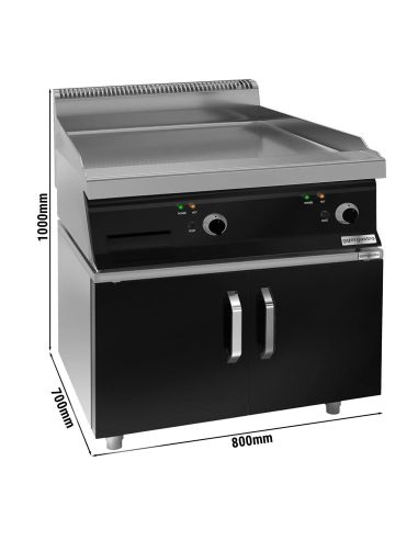 Plaque de cuisson électrique - 7,1 kW - Lisse - Incluant un socle avec 2 portes- Mario 700 | GGM -EGK873M-GK866T