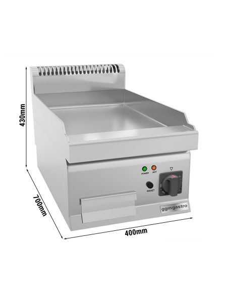 Plaque de cuisson électrique - 3,6 kW - Lisse- Mario 700 | GGM -EBK400-E