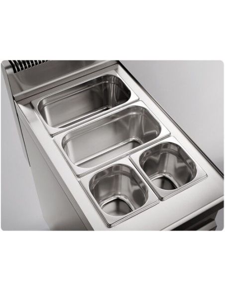 Bain-marie électrique - 2,4 kW - 2x GN 1/1 ou 4x GN 1/2- Mario 700 | GGM -EBK873C