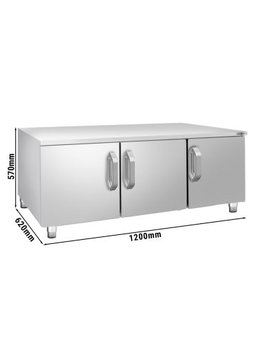 Soubassement en inox - 1200mm - 3 Portes- Mario 700 | GGM -UBK1200-E