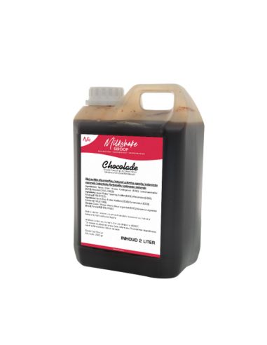 Sirop pour milkshake saveur Chocolat 6 bidons de 2 L | Nic's