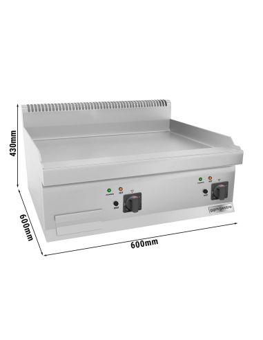 Plaque de cuisson électrique - 9 kW - Lisse- Mario 600 | GGM -EBK66-E