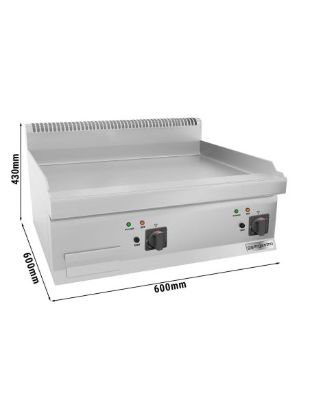 Plaque de cuisson électrique - 9 kW - Lisse- Mario 600 | GGM -EBK66-E