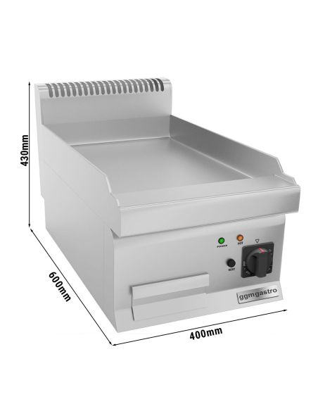 Plaque de cuisson électrique - 4,5 kW - Lisse- Mario 600 | GGM -EBK46-E